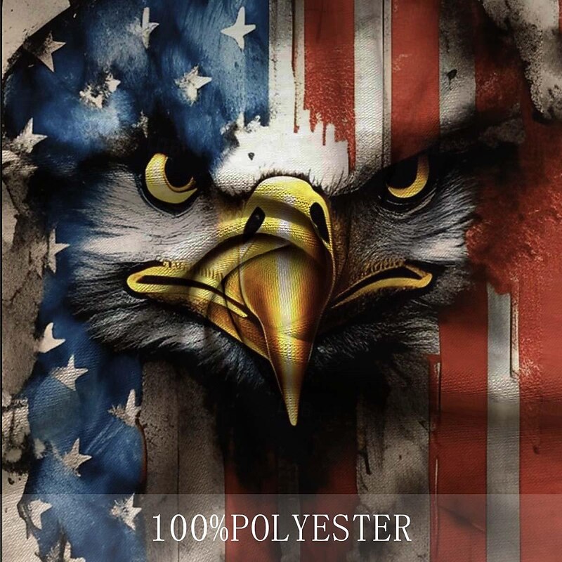 American Independence Day Men's American US Flag Eagle T Shirt Short Sleeve T shirt 3D Print Crew Neck Shirt Fashion Daily Designer Party Red Blue Summer Spring Clothing Apparel S M L XL XXL XXXL3