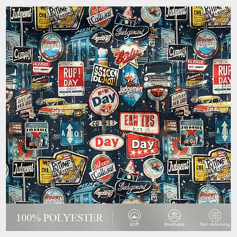 Men's Vehicle T Shirt Vest Top Sleeveless T shirt 3D Print Crew Neck Shirt Vacation Retro Vintage Street Daily Holiday Red Blue Khaki Summer Spring Clothing Apparel S M L XL XXL XXXL3