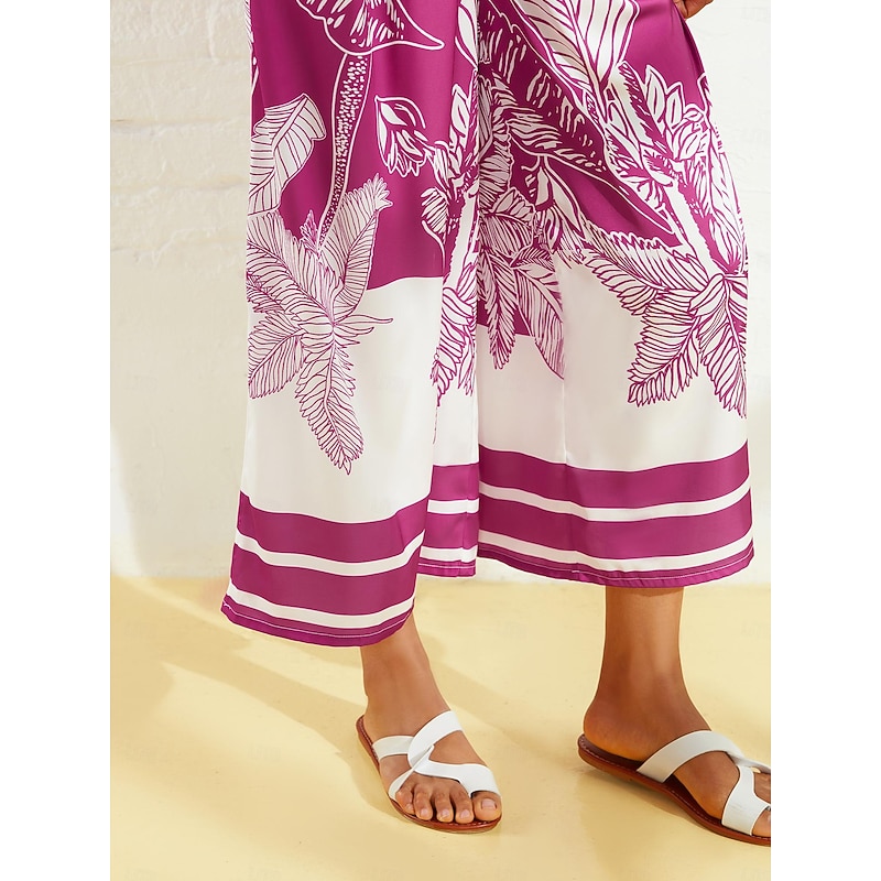 Satin Vacation Full Length Trousers3