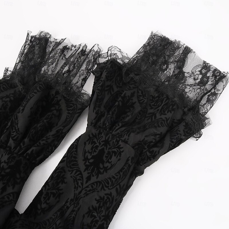 Medieval Renaissance Cocktail Dress Prom Dress Outlander Fancy Dress Women's Fantasy Halloween Carnival Masquerade Party / Evening Festival Adults' Dress4