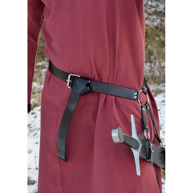 Medieval Renaissance Steampunk Cosplay Costume Scabbard Sword Holder Warrior Viking Celtic Knight Fancy Dress Men's Women's Celtic Viking Halloween Masquerade Performance Stage LARP Adults' Sscabbard4