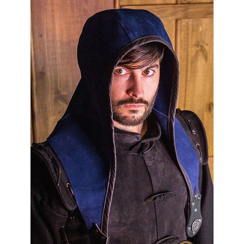 Retro Vintage Medieval Renaissance Masquerade Shawls Viking Ranger Elven Archery Fancy Dress Men's Women's Unisex Viking Fantasy Halloween Masquerade Event / Party Adults' Shawl All Seasons