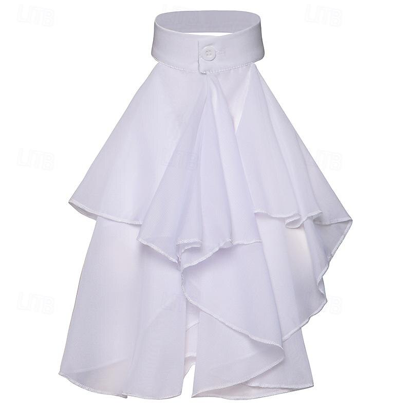 Movie / TV Theme Costumes Cosplay Costume Cosplay Solid Colored Fancy Dress Men's Halloween Carnival Masquerade Halloween Carnival of Venice Adults' Collar