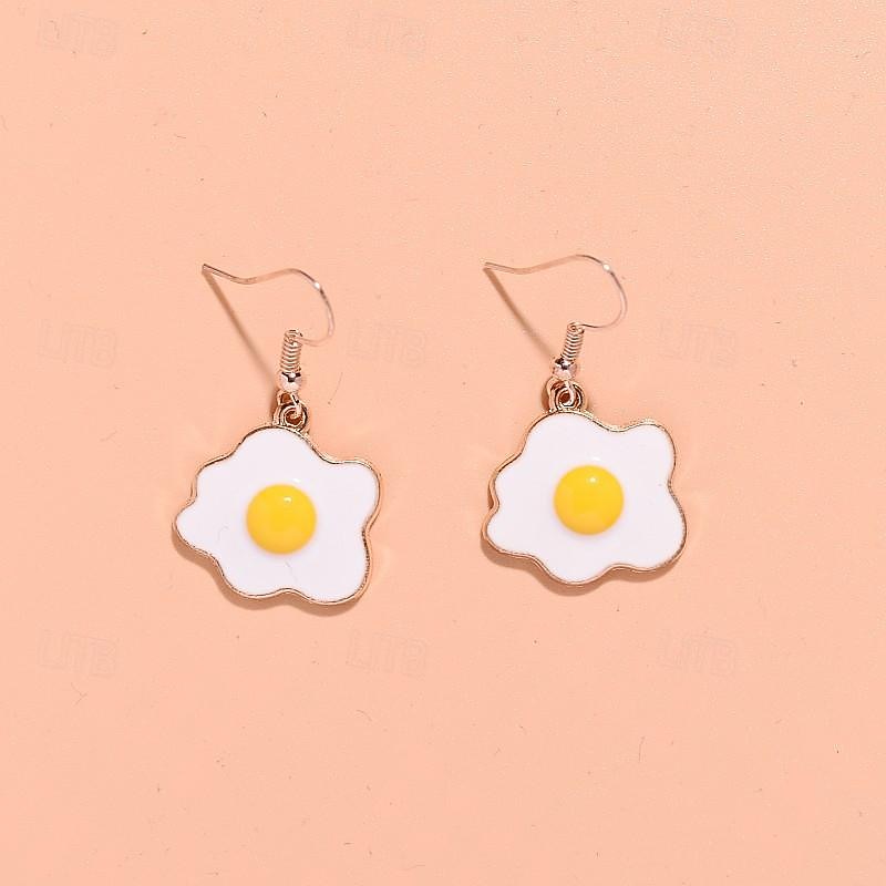 1 Pair Drop Earrings Hanging Earrings For Women's Birthday Party Evening Date Alloy Fashion3