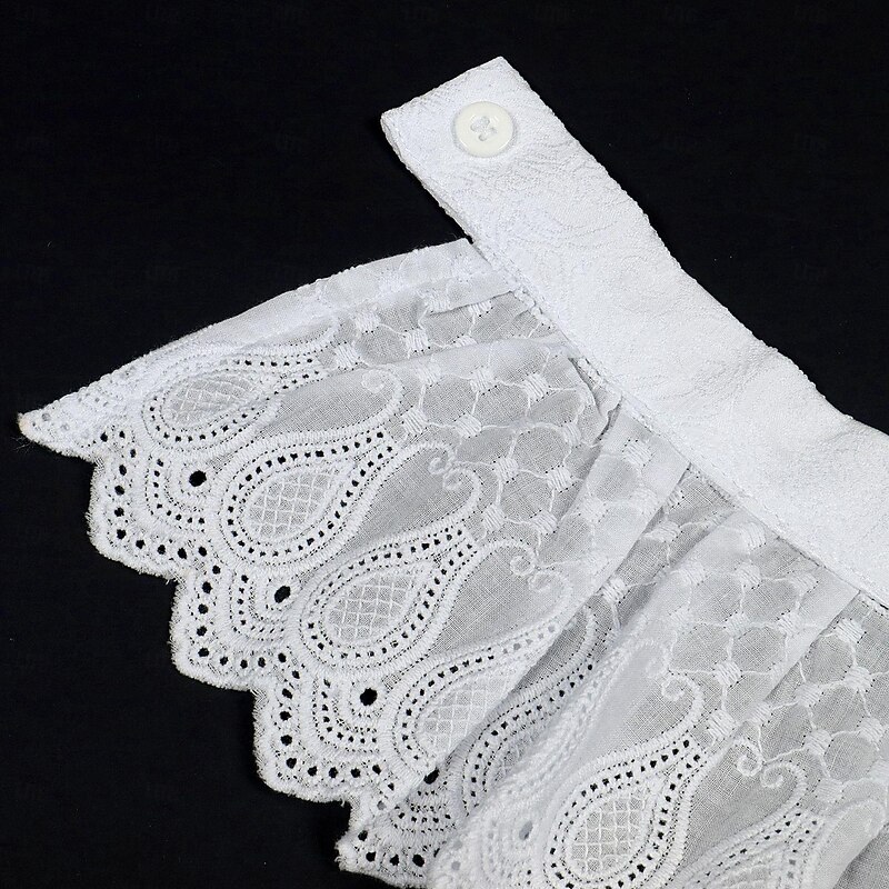 Retro Vintage Medieval Cosplay Costume Gentleman Solid Colored Fancy Dress Men's Royal Halloween Carnival Masquerade Halloween Carnival of Venice Adults' Collar3