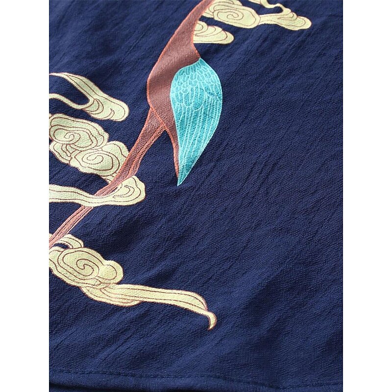 Women's Pajamas Sets Floral Fashion Comfort Home Daily Bed Cotton And Linen Breathable Crew Neck Short Sleeve T shirt Tee Shorts Elastic Waist Summer Spring Home Outfits 19