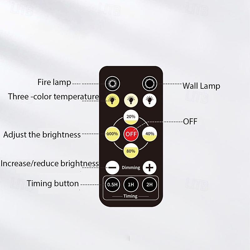 1/2pcs Picture Light LED Wall Mounted Lights with Remote, Sensor Puck Lamp Rechargeable Battery Operated, Tri-Color Dimmable Magnetic 360° Rotation Cordless Light for Bedroom Bedside3