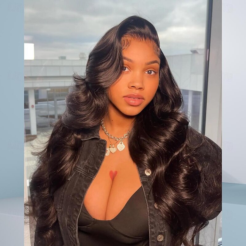 13x4 Body Wave Lace Front Wigs Human Hair Pre Plucked Glueless Wigs Human Hair 150% Density Body Wave 13x4 HD Transparent Frontal Wigs Human Hair Lace Front Wigs for Women3