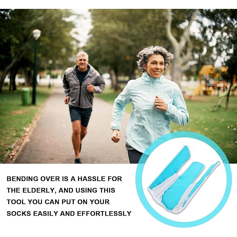 Sock Aid Kit,Sock Helper-Easy on,Easy Off Tools for Seniors, Donner for Elderly, Senior, Pregnant, Diabetics - Pull Up Assistance Help, Pulling Assist Device,Socks Helper4