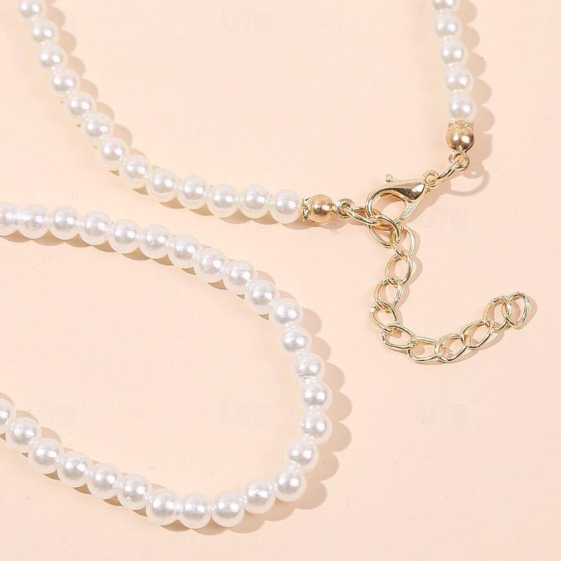 Jewelry Set For Women's Wedding Party Evening Gift Pearl Fancy3