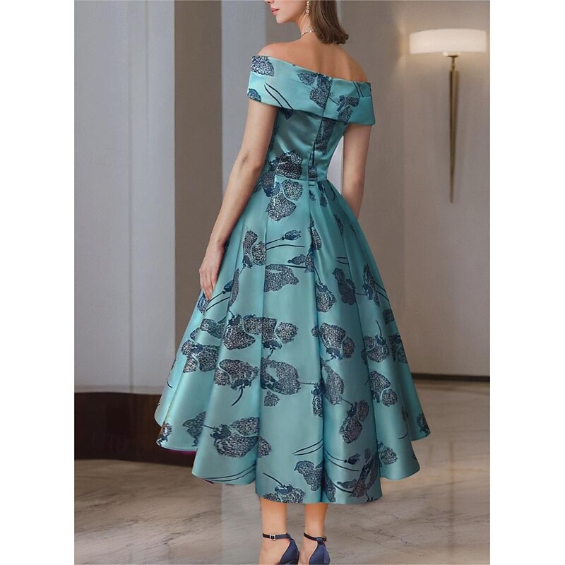 A-Line Plunging Neck Short / Mini  Open Back Cocktail Party Dress Elegant Dress wedding guest dress with Sash / Ribbon by LAN TING Expresswedding guest Dresses3