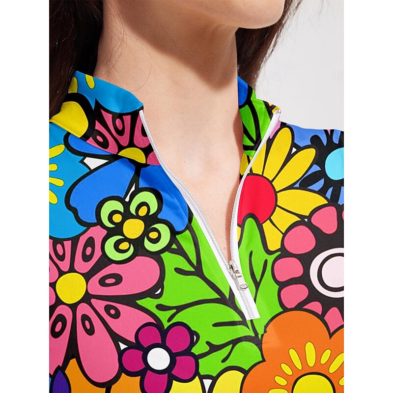 Women's Golf Polo Shirt Orange Short Sleeve Top Ladies Golf Attire Clothes Outfits Wear Apparel3