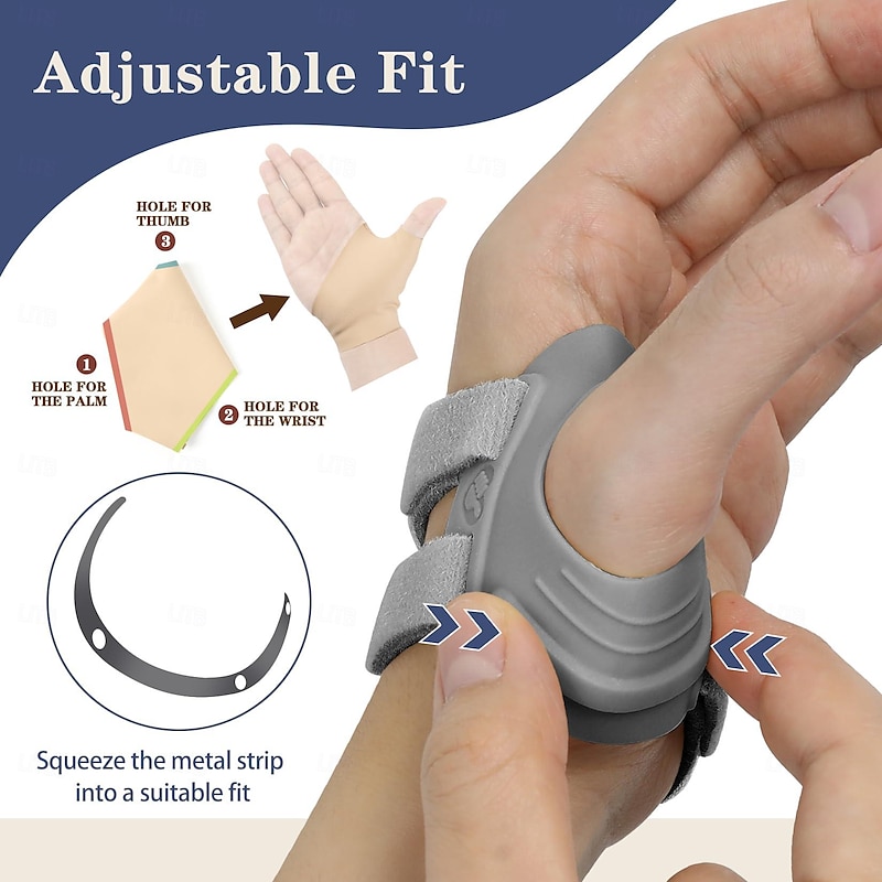 CMC Thumb Brace - Comfortable Thumb Splint for CMC Joint Pain, Osteoarthritis, Tendonitis, Arthritis, CMC Joint Thumb Arthritis Brace for Women & Men3