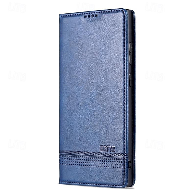 Phone Case For Samsung Galaxy S25 S24 S24 FE S23 S22 S21 Ultra Plus A55 5G A35 5G A25 A15 Wallet Case Magnetic Full Body Protective Kickstand Retro TPU PU Leather2