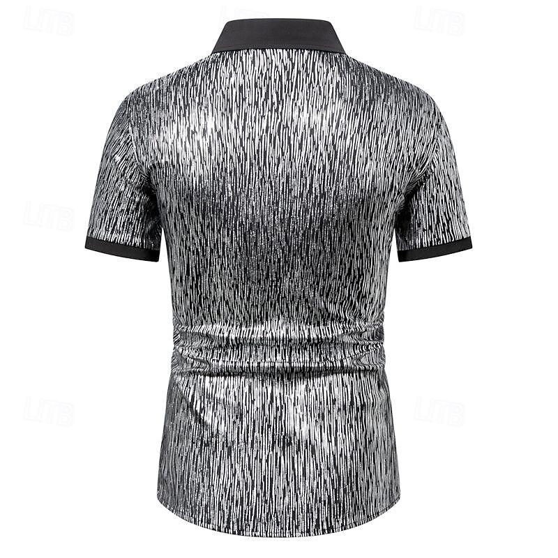 Retro Vintage Disco 1980s Blouse / Shirt Disco Fancy Dress Men's Carnival Costume Halloween Carnival Masquerade Performance Event / Party Stage Adults' Shirt Spring & Summer4