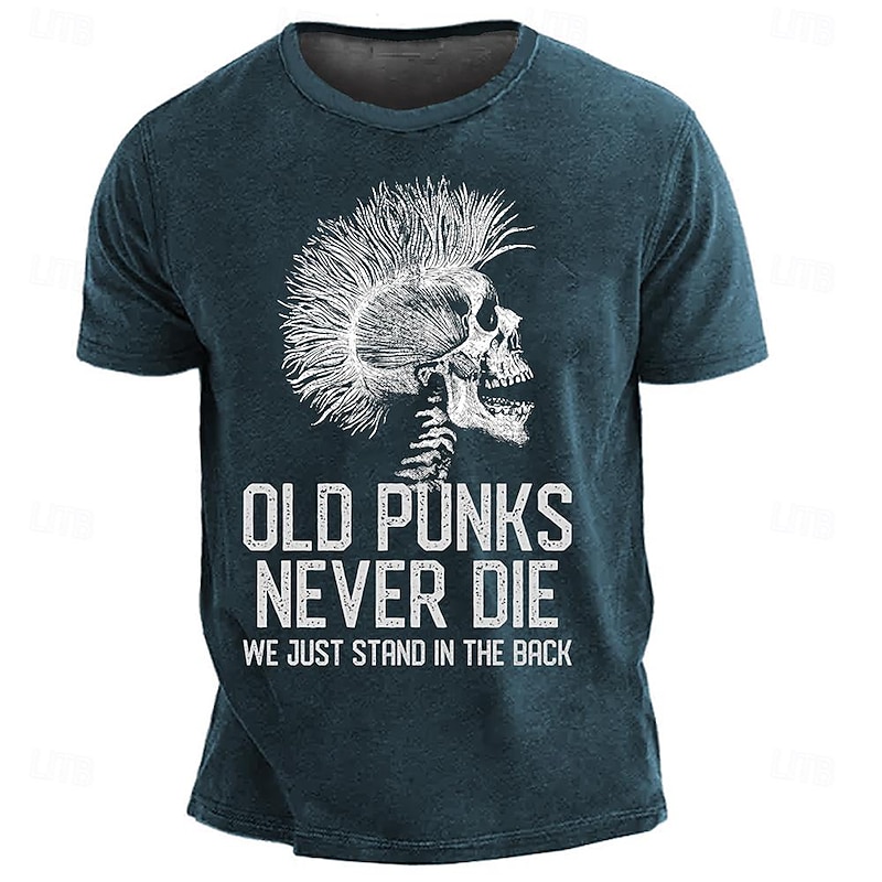 Men's Graphic T Shirt Short Sleeve T shirt 3D Print Crew Neck Shirt Retro Vintage Street Style Sports Outdoor Holiday Going out Black Blue Purple Spring & Summer Clothing Apparel S M L XL XXL XXXL4