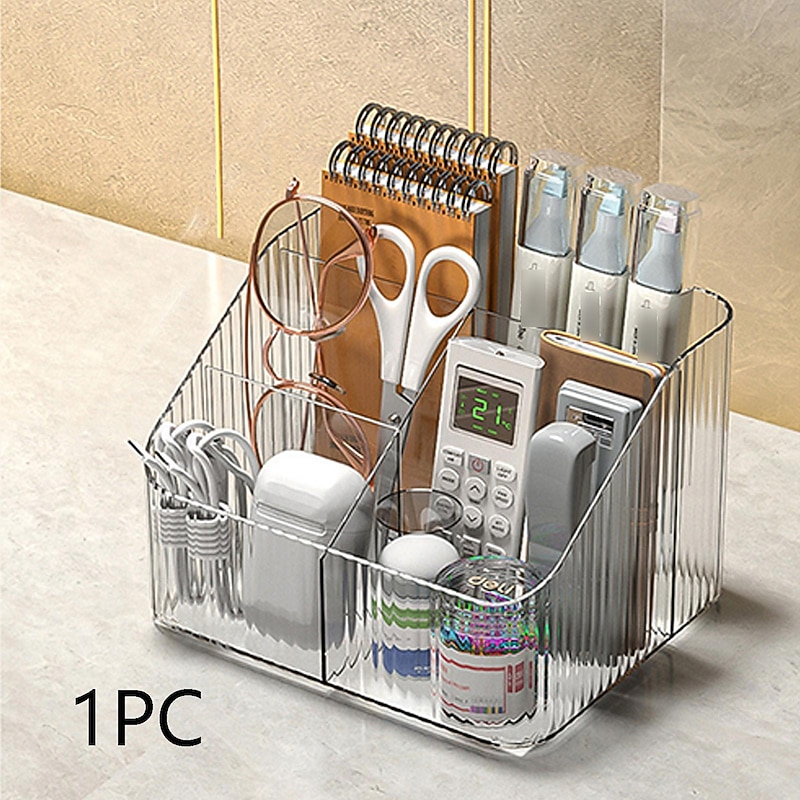 Multi-functional Acrylic Storage Box: Stackable, Stylish and Minimalist, Transparent Desktop Organizer for Cosmetics, Jewelry, Coffee, Tea, Pens, Makeup Brushes, providing a Sense of Luxury3