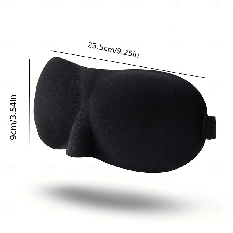 3D Upgraded Sleep Mask for Men and Women - Provides Total Darkness, Breathable, Ideal for Students, Relieves Fatigue, Blackout Eye Mask4