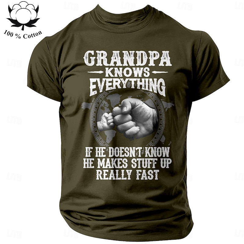 Men's Quotes & Sayings Cross Letter Print T Shirt Tee Top 100% Cotton Short Sleeve Graphic Shirt Black Army Green Dark Blue Comfortable Tee Street Sports Outdoor Fashion Designer Clothing2