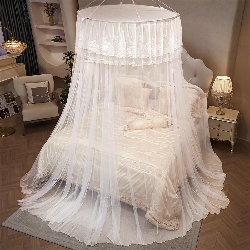 Romantic Bilayer Small Lace Mosquito Net Mosquito Net for Children Mosquito Net Tent Double-Deck Gauze Mosquito Net3