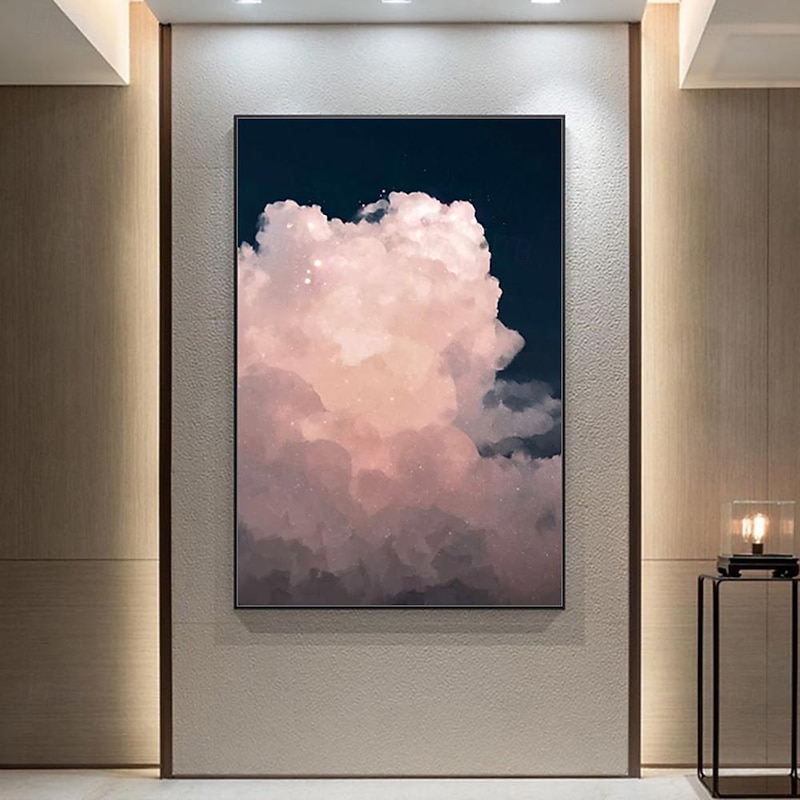 Mintura Handmade Cloud Oil Paintings On Canvas Wall Art Decoration Large Modern Abstract Pictures For Home Decor Rolled Frameless Unstretched Painting3