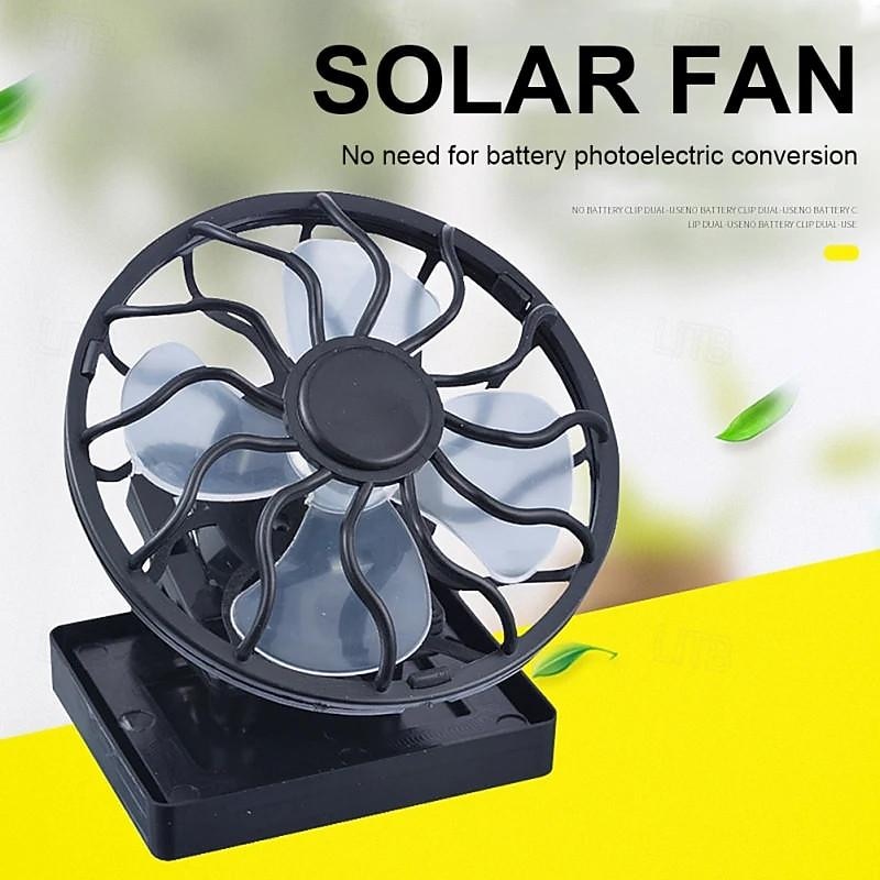 Solar Powered Clip-On Fan – Mini Cooling Fan for Mountain Camping and Hat Mount Use in Summer4