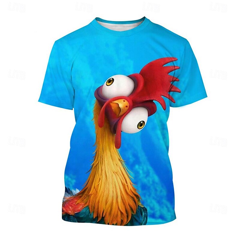 Animal T-shirt Anime 3D Graphic For Couple's Men's Women's Adults' Carnival Masquerade 3D Print Street Casual Daily2