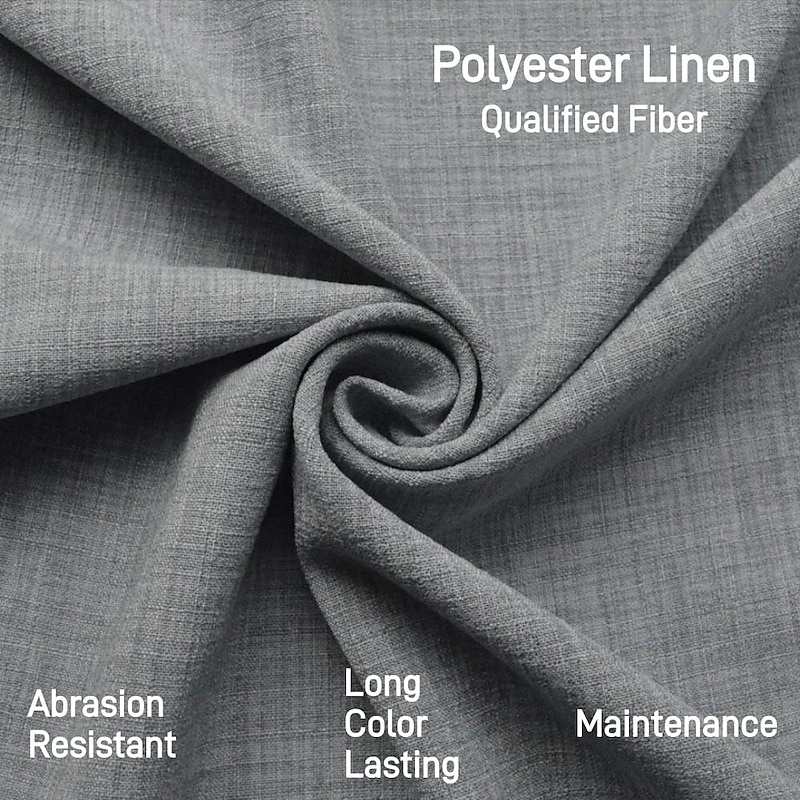 3-Seat Sofa Cover with Fine Linen Armrests Slipcovers Solid Color  SODERcover LITB PRIME cover3