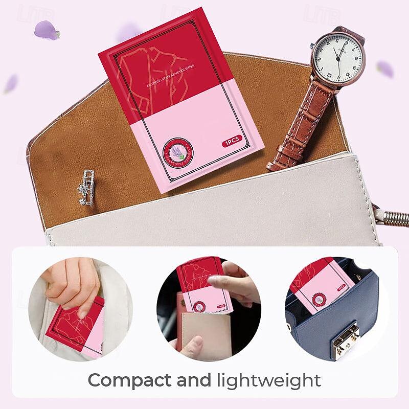 Stain Removal Wet Wipes Portable Emergency Quick and Convenient Emergency Stain Remover Wet Wipes for Clothes, Non-Wash, Gentle on Fabrics2