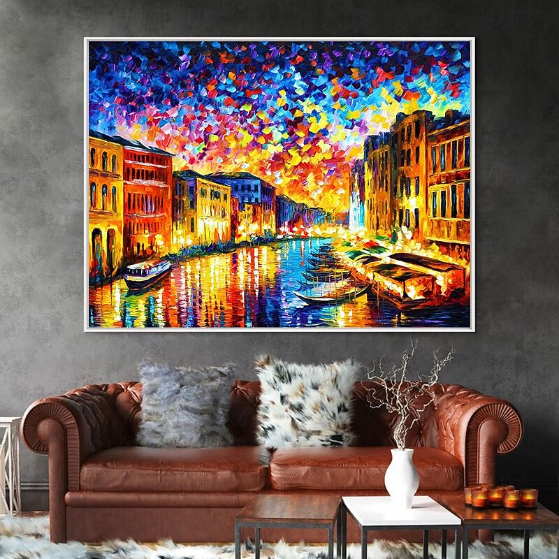 Oil Painting Handmade Hand Painted Wall Art Abstract by Knife Canvas Painting Home Decoration Decor Rolled Canvas (No Frame)2