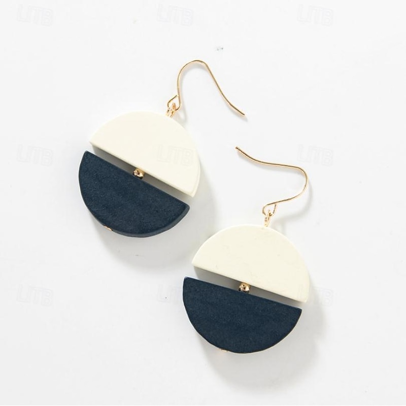 1 Pair Drop Earrings Hanging Earrings For Women's Birthday Party Evening Gift Resin Fancy Fashion4