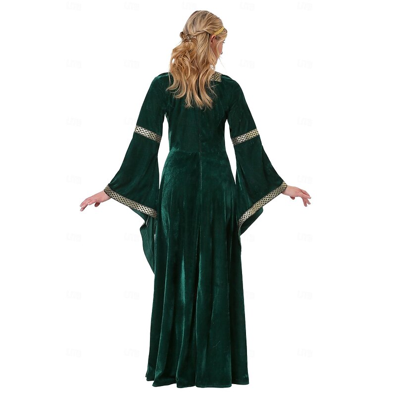 Medieval Renaissance Celtic Dress Fantasy Costume Witch Elven Fancy Dress Women's Celtic Fantasy Royal Halloween Carnival Masquerade LARP Adults Dress Headwear3