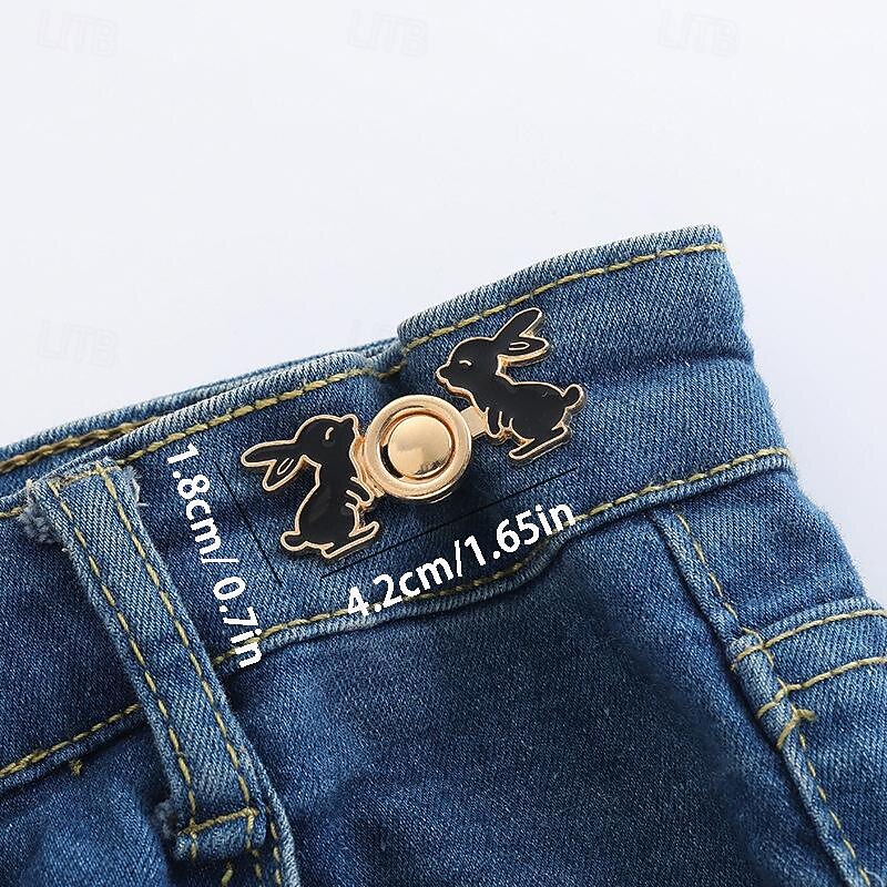 4pcs Adjustable Waistband Wonder: Deluxe Buckle Pin for Tailoring Pants & Dresses, Enhance Your Outfit with Precision Fit & Style4