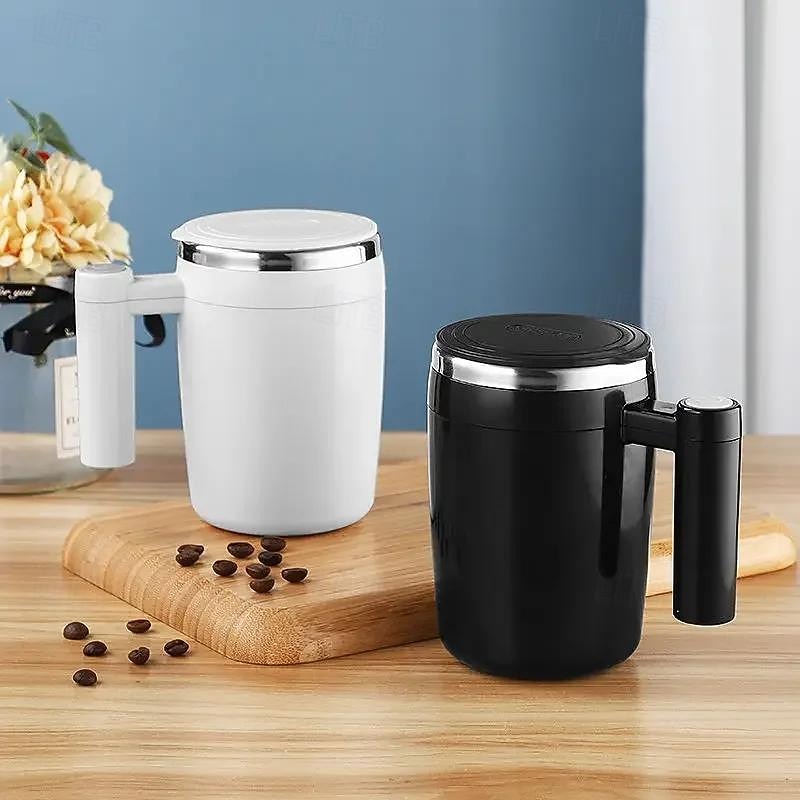 Rechargeable Stirring Cup Magnetic Automatic Stirring Coffee Cup Electric Stainless Steel Cup Lazy Water Cup2