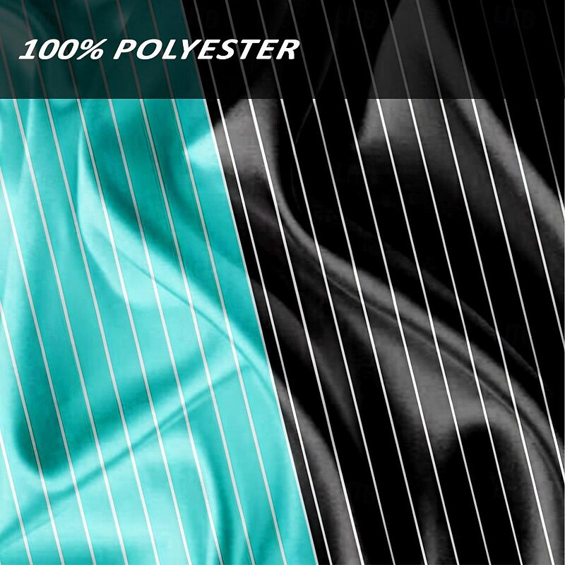 Men's Satin Shirt Dress Shirt Button Up Shirt Striped Daily Evening Party Pink Green Long Sleeve Turndown Summer Spring Clothing Apparel Buttons3