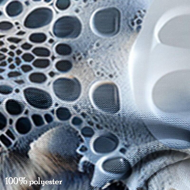 Men's Graphic Animal Wolf 3D Puffy T Shirt Short Sleeve T shirt 3D Print Crew Neck Shirt Retro Vintage Casual Street Style Sports Outdoor Holiday Going out Gray Spring & Summer Clothing Apparel S M L3