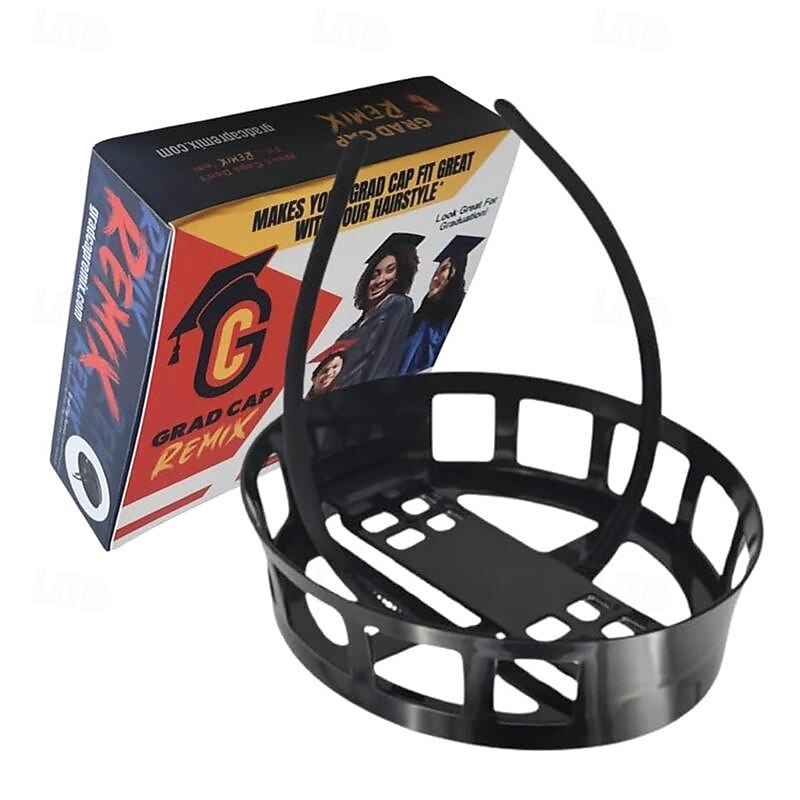 Adjustable Grad Cap Remix Secures Headband InsertUpgrade Inside Graduation Cap Don't Change HairSecure Hairstyle Unisex4