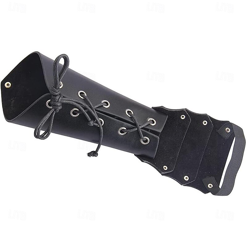 Medieval Renaissance Steampunk Cosplay Costume Armor Masquerade Warrior Viking Crusader Archery Fancy Dress Men's Women's Viking Masquerade Performance Stage LARP Adults' Bracers Arm Guards All3