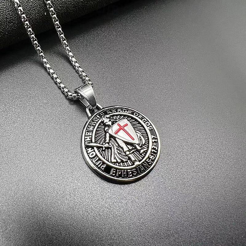 Necklace Retro Vintage Medieval Metal Alloy For Knight Ritter Vikings Cosplay Unisex Costume Jewelry Fashion Jewelry3
