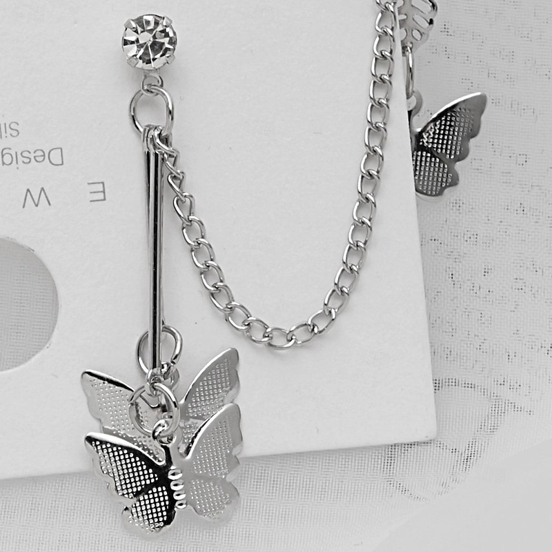 1 Pair Drop Earrings Ear Cuff For Women's Party Evening Gift Date Alloy Animal4