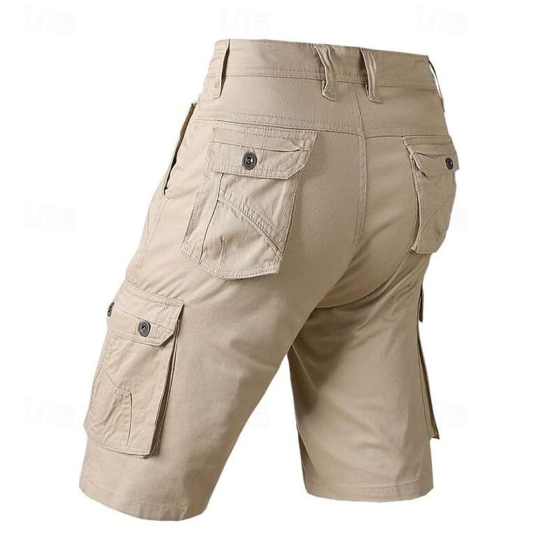 Men's Cargo Shorts Multiple Pockets Compass Printed Sports Outdoor Shorts Classic Bottoms4