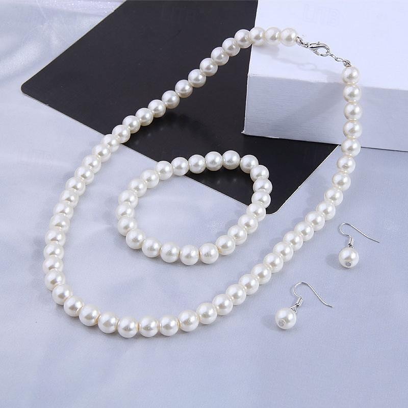 Jewelry Set For Women's Wedding Party Evening Resin Plastic Fancy4