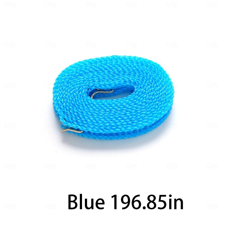3PCS Windproof Nylon Clothes Drying Rope Pink Blue Green Adjustable Clothes Drying Rope Travel Clothing Line Portable Laundry Line Suitable For Indoor And Outdoor Camping Family Hotels3