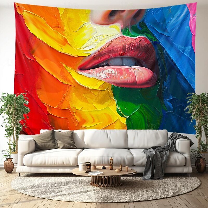 June Pride Month Pride Month LGBTQ LGBT Love Rainbow Hanging Tapestry Happy Pride Outdoor Decoration