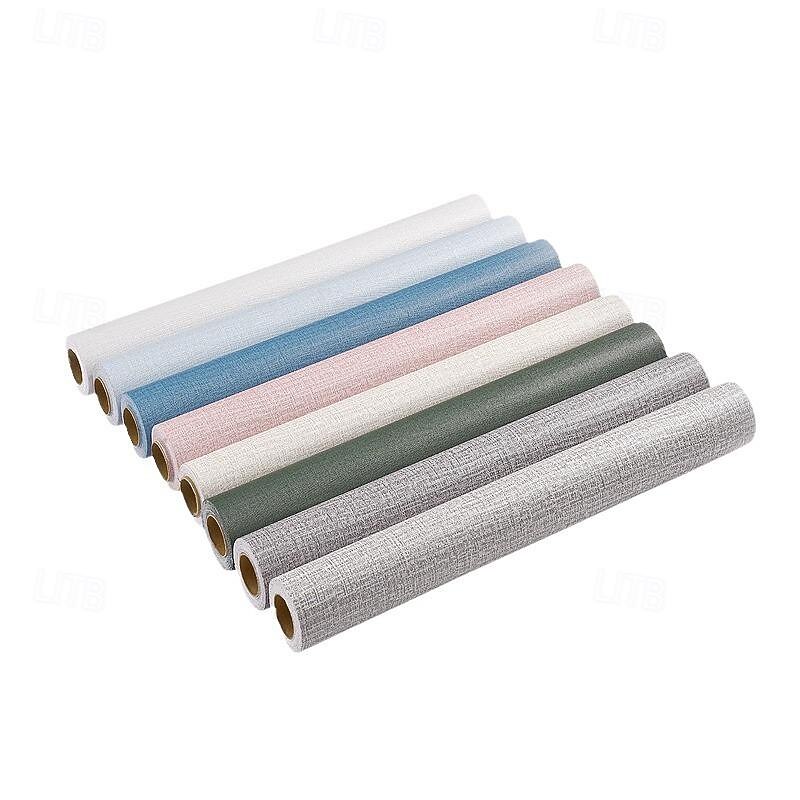 Modern Vinyl Waterproof Removable Smooth Wallpaper Sticker Self-Adhesive Contact Paper for Furniture Stickers Kitchen Living Room 300x60cm3