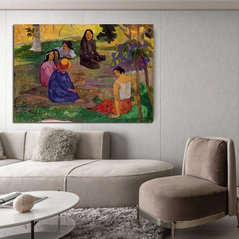 Handmade Hand Painted Paul Gauguin  Oil Painting Wall Famous Abstract Paul Gauguin Vintage Figure Painting Home Decoration Decor Rolled Canvas No Frame Unstretched2