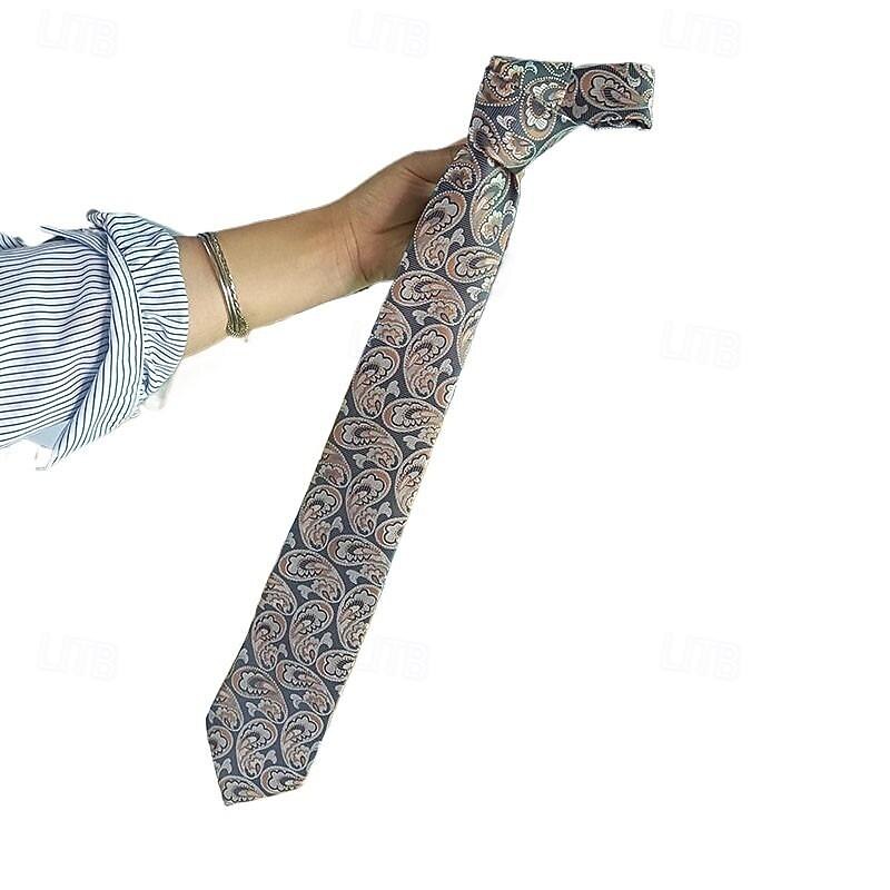 1Pc Man Necktie Width 8cm Bridegroom Groomsman Tie Business Manager Tie4