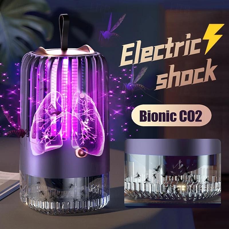 Mute Mosquito Killer Lamp – USB Rechargeable Electric Fly Trap Zapper, Radiation-Free Insect Repellent for Bedroom and Outdoor2