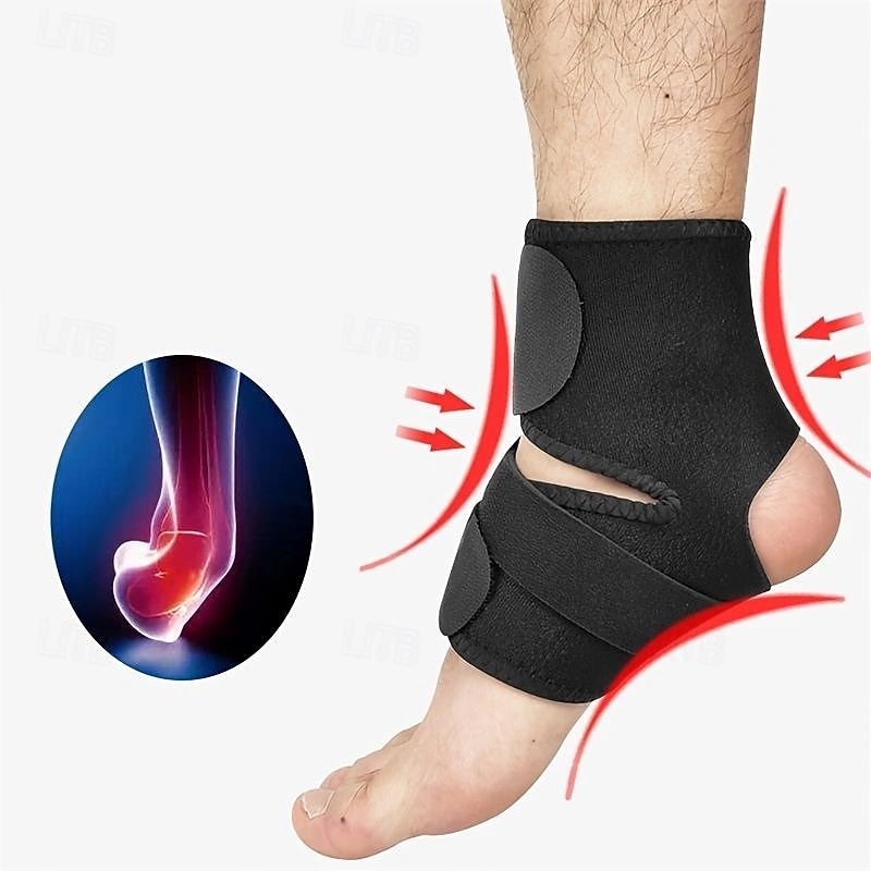 2pcs Unisex Breathable Pressure Achilles Tendon Brace - Perfect For Running, Cycling, Football & Badminton!