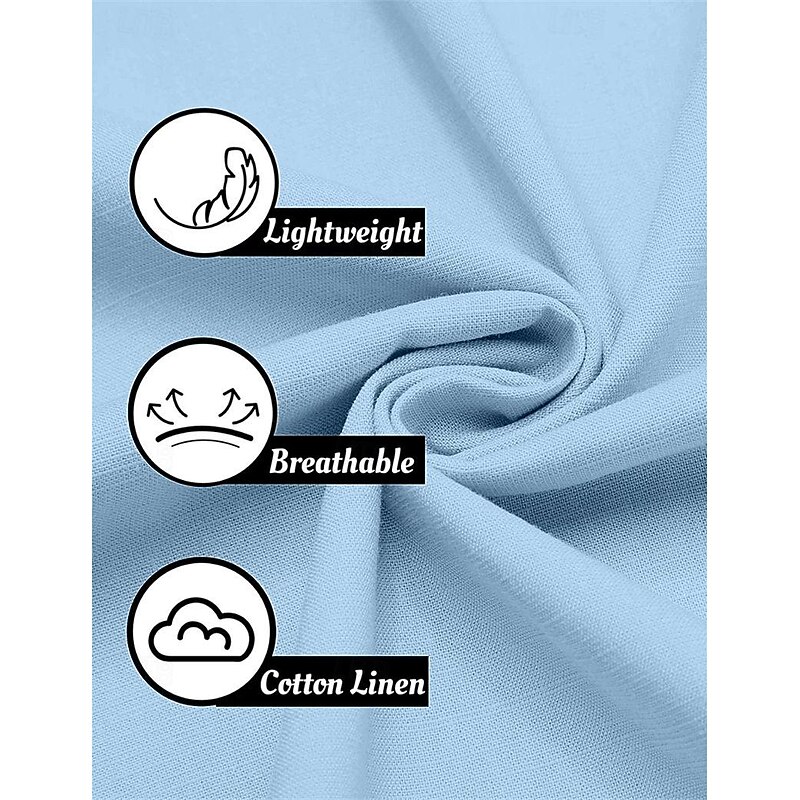 Men's Shirt Summer Shirt Beach Wear Casual Shirt Western Shirt Button Up Shirt Plain Vacation Casual Black White Blue Long Sleeve Lapel Spring & Summer Clothing Apparel Pocket3